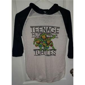 Quarter sleeve TMNT light hoodie/shirt